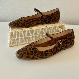 Steve Madden Maple Leopard Suede Mary Janes